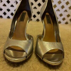 Steve Madden Silver Heels